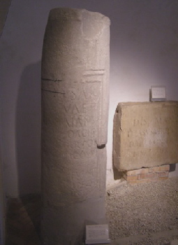 Troia Museo Civico Meilenstein V.Traiana